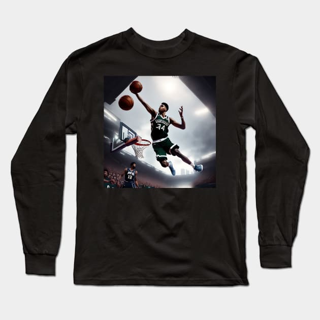 Milwaukee Basketball Long Sleeve T-Shirt by teakatir